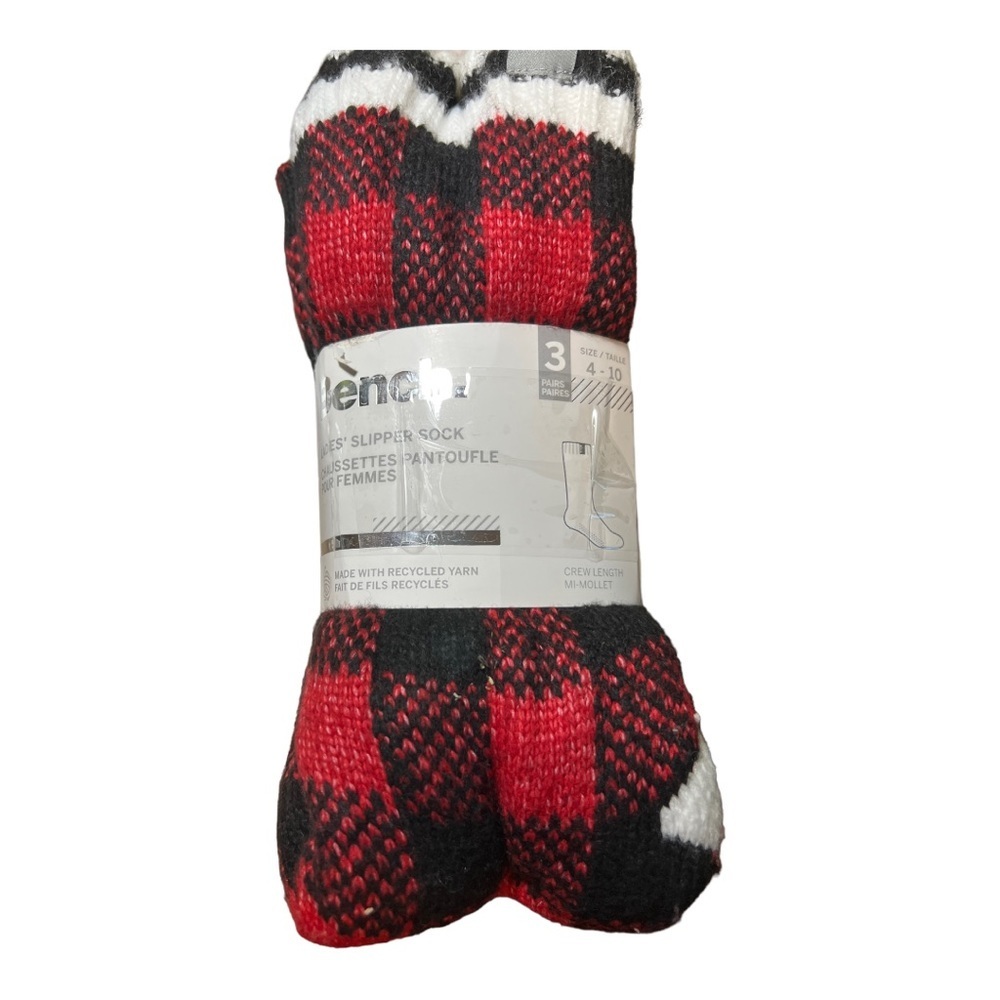 NEW Bench Slipper Socks Crew Length | 3 Pack - Picture 5 of 6